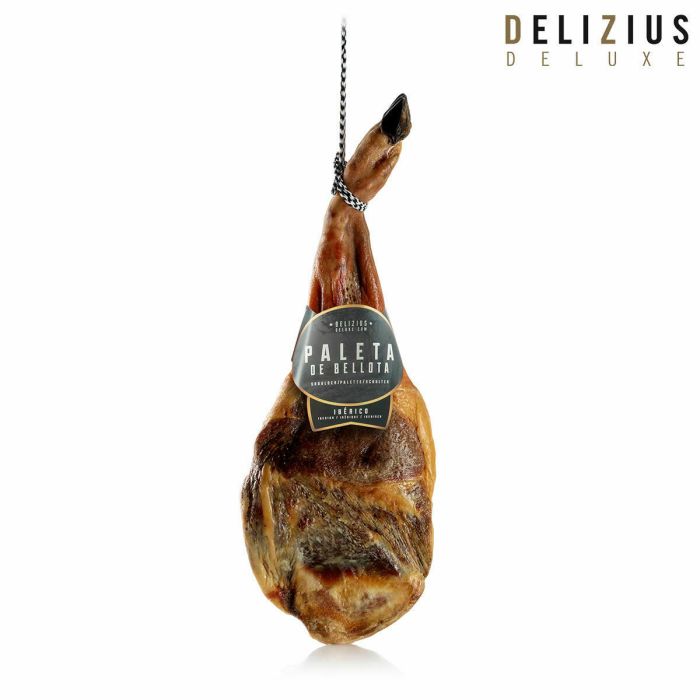 Set de Paleta Ibérica de Bellota y Jamonero Delizius Deluxe 2