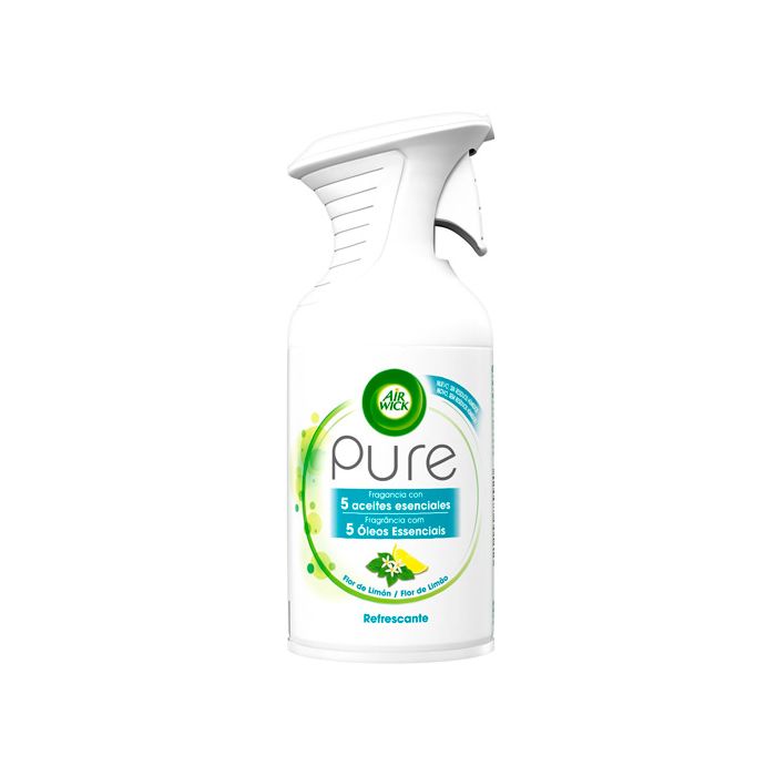 Spray Ambientador Air Wick Pure Essential Oil Refrescante