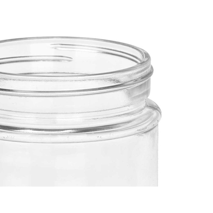 Vivalto Bote Cristal Redondo 1 L Tapa Acero 9.8x17.5x9.8 cm (Set de 24) 3