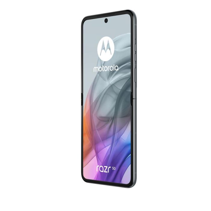 Motorola razr 50 Smartphone Plegable 6.9" pOLED (3.63" ext) 5G Android 14 Dual SIM 50MP 8GB RAM 256GB 4200mAh Gris IPX8 5