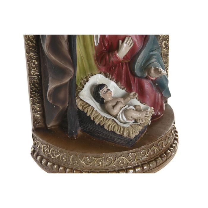 DKD Home Decor Nacimiento Navideño Tradicional Multicolor de Resina para Decoración del Hogar 10.5 x 22.5 x 11 cm 3