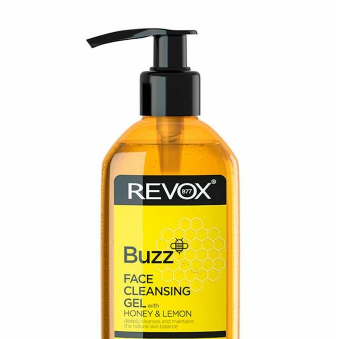 Revox B77 BUZZ Gel Limpiador Facial Hidratante con Espuma Activa para Piel Sensible y Todo Tipo de Pieles, Suave, 180 ml