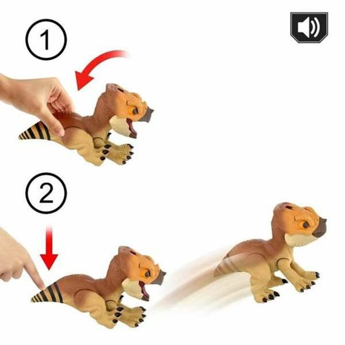 Jurassic World Figura de Aquilops para domesticar Dinosaurio interactivo JGC01 7