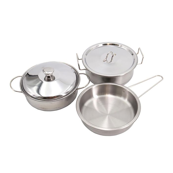 Tachan Mochila con Menaje de Cocina en Acero Inoxidable 11 Piezas para Niños +3 Años 2