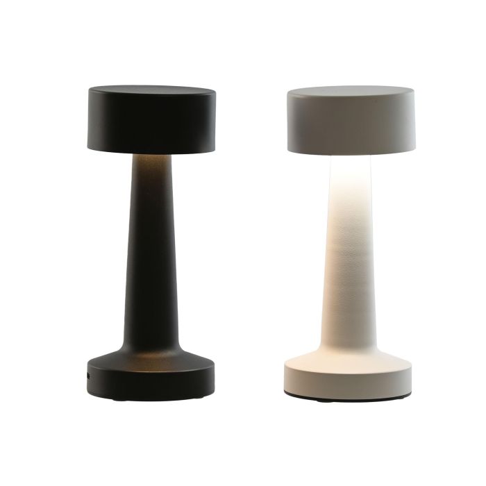 Lampara Sobremesa Moderno DKD Home Decor Blanco Negro 9 x 21 x 9 cm (2 Unidades) 0 Lampara Sobremesa Moderno DKD Home Decor Blanco Negro 9 x 21 x 9 cm (2 Unidades) 0