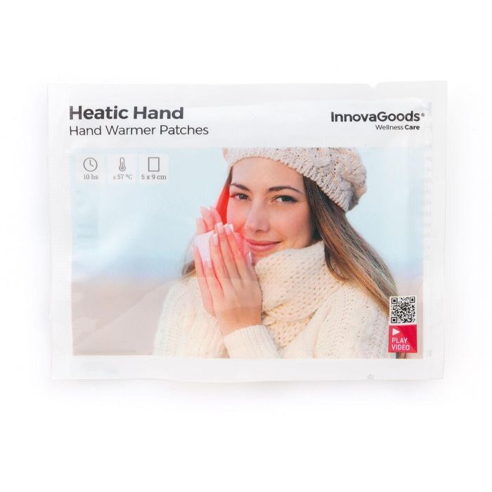 Parches Calentadores de Manos Heatic Hand InnovaGoods 10 Unidades 2 Parches Calentadores de Manos Heatic Hand InnovaGoods 10 Unidades 2
