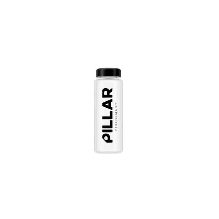 Pillar Performance Shaker 500 ml para mezclar suplementos, plástico TRITAN libre de BPA, tapa negra mate