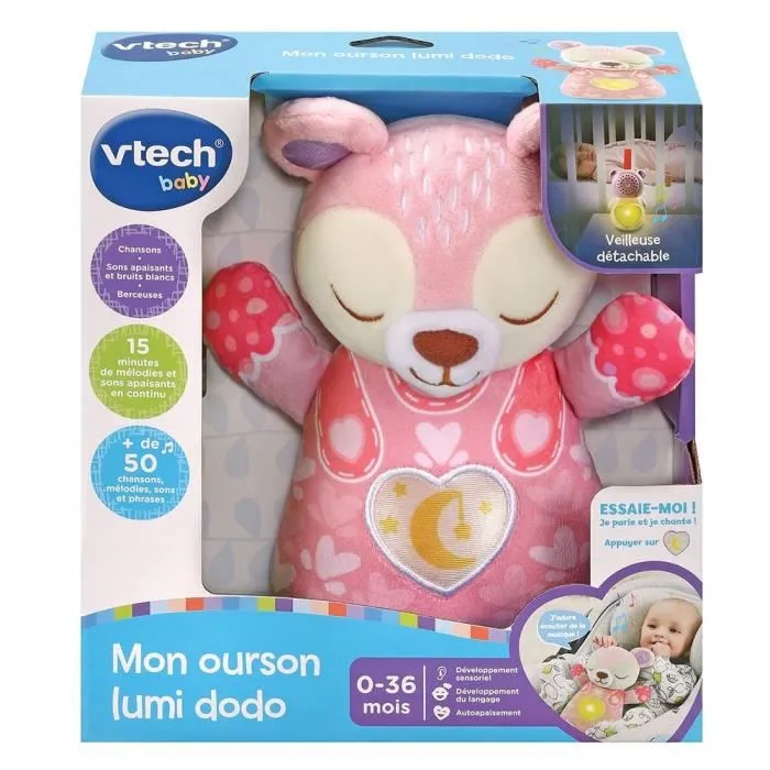 Vtech Baby VT3417765398551 Mi Osito Lumi Dodo Rosa 1