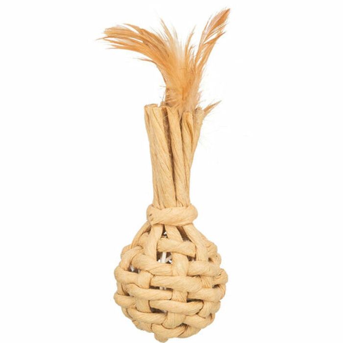 Juguete para gatos Trixie XXL Marrón Plumas 3 Juguete para gatos Trixie XXL Marrón Plumas 3