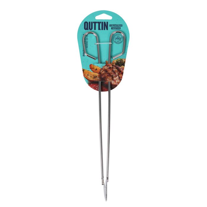 Pinzas de cocina en acero inoxidable 35 cm Quttin (24 Unidades) 1 Pinzas de cocina en acero inoxidable 35 cm Quttin (24 Unidades) 1