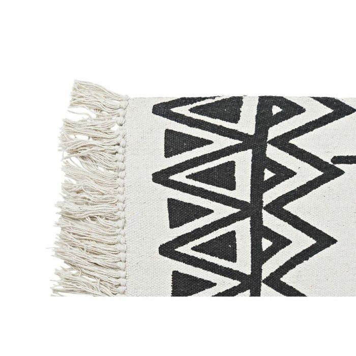 Alfombra DKD Home Decor Negro Blanco Ikat (120 x 180 x 0,7 cm) 3 Alfombra DKD Home Decor Negro Blanco Ikat (120 x 180 x 0,7 cm) 3