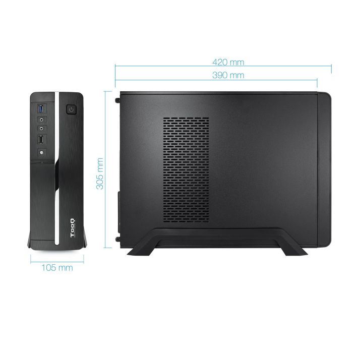 TOOQ CAJA SLIM MATX TQC-3005U3 500W 2 TOOQ CAJA SLIM MATX TQC-3005U3 500W 2