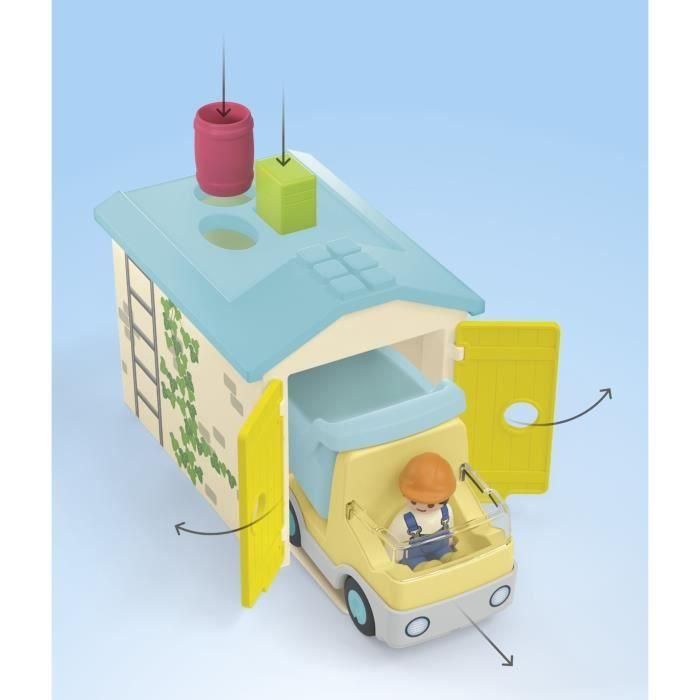 Playmobil 71686 Camión de Construcción y Garaje Junior con Clasificador de Formas para Niños Pequeños +12 meses 4 Playmobil 71686 Camión de Construcción y Garaje Junior con Clasificador de Formas para Niños Pequeños +12 meses 4