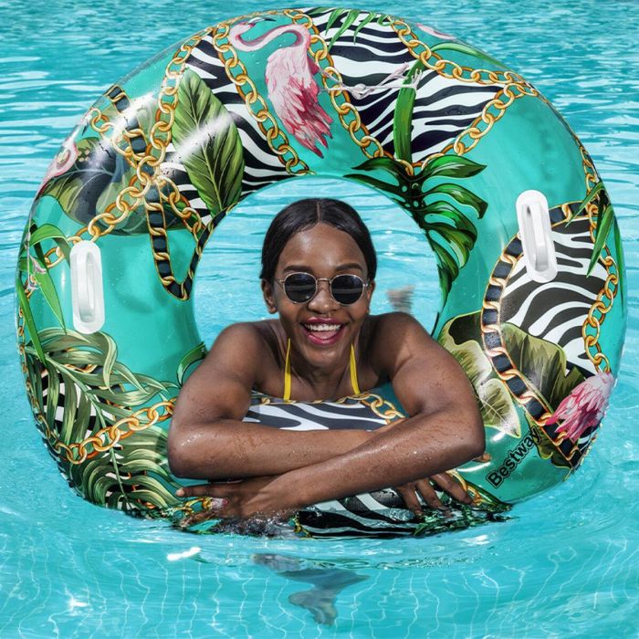 Bestway Flotador Hinchable con Asas Fantasia Floral D114 cm +12 Años Playa y Piscina 36302 1 Bestway Flotador Hinchable con Asas Fantasia Floral D114 cm +12 Años Playa y Piscina 36302 1