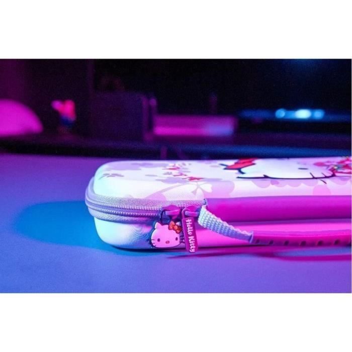 Konix Estuche Protector y de Transporte Hello Kitty para Nintendo Switch 2 - Guarda Accesorios Estampado 3D Rosa 3