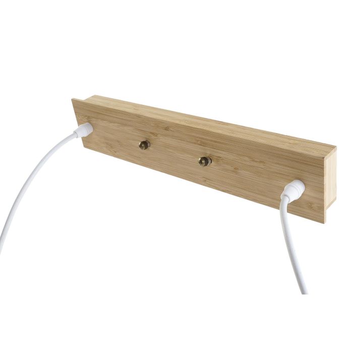 DKD Home Decor Lámpara Techo Balines Bambú Natural 30 x 30 x 80 cm E27 5
