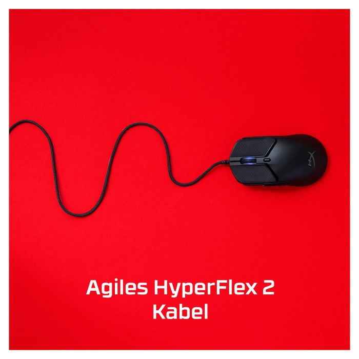 HyperX Mouse Pulsefire Haste 2 Wired 6N0A8AA Ratón Gaming Blanco 26000 DPI 8000 Hz 8 HyperX Mouse Pulsefire Haste 2 Wired 6N0A8AA Ratón Gaming Blanco 26000 DPI 8000 Hz 8