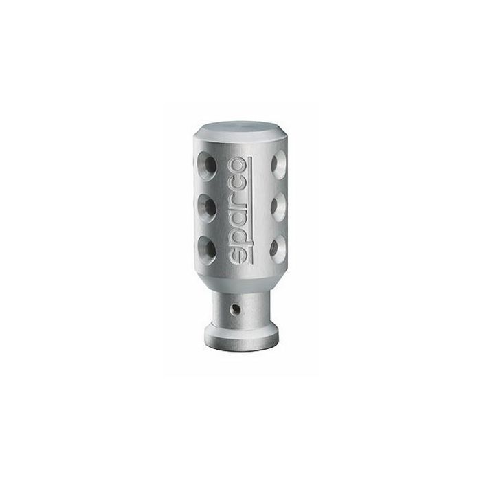 Sparco Pomo Piuma S03741BT01 Anodizado Gris/Negro Opaco Fijación Universal