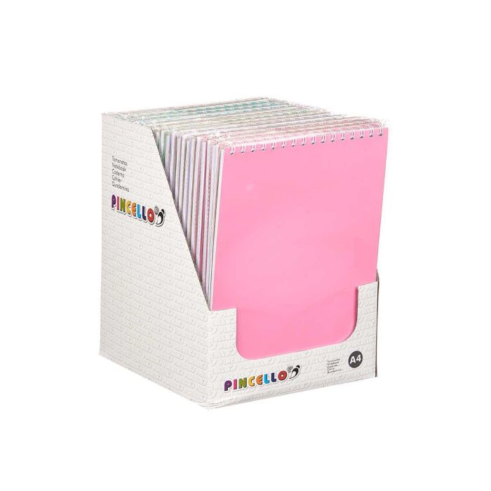 Tomanotas A4 40 Hojas Anillo Color Pastel Surtidos Pincello 21X2CM (48 Unidades) 2 Tomanotas A4 40 Hojas Anillo Color Pastel Surtidos Pincello 21X2CM (48 Unidades) 2