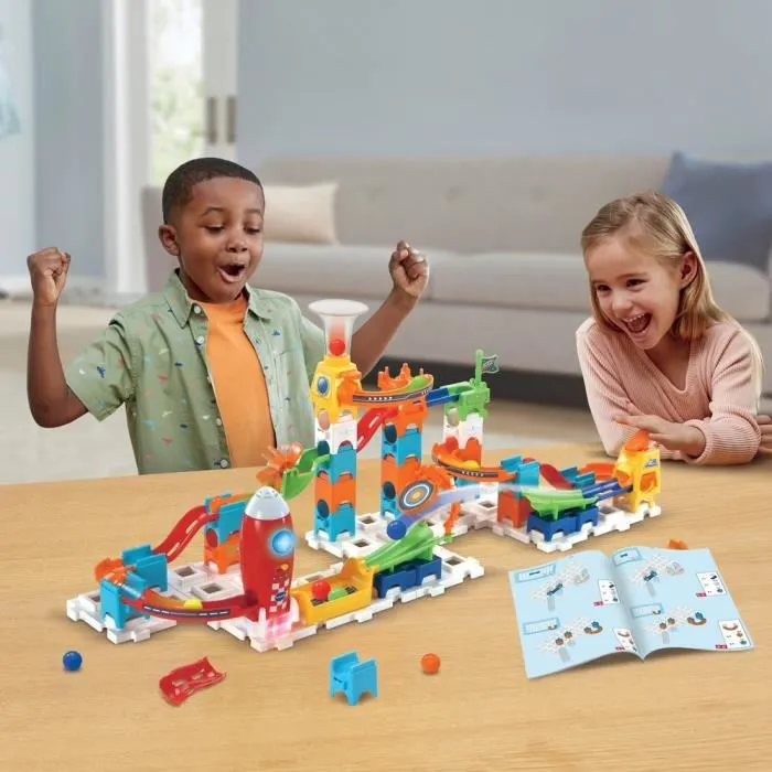 Vtech Marble Rush Rocket Set Electronic M100E Circuito de Bolas con 79 Piezas y 10 MarbleBeads para Niños +4 Años 2 Vtech Marble Rush Rocket Set Electronic M100E Circuito de Bolas con 79 Piezas y 10 MarbleBeads para Niños +4 Años 2
