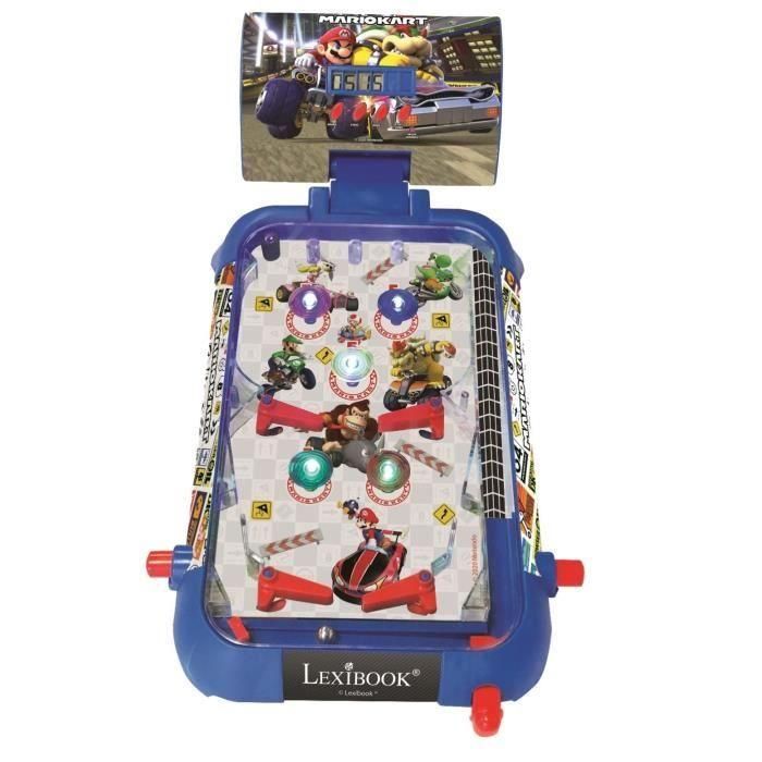Pinball Electrónico Mario Kart Jg610Ni Lexibook 1 Pinball Electrónico Mario Kart Jg610Ni Lexibook 1