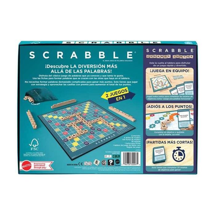Juego scrabble core wood. el juego clasico de palabras cruzadas. 5 Juego scrabble core wood. el juego clasico de palabras cruzadas. 5