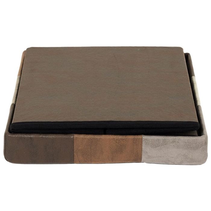 Caja-Puf Plegable Patchwork Home Deco Factory 4