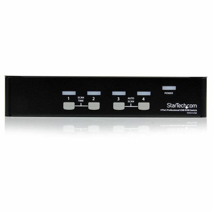 KVM PROFESIONAL STARTECH SV431USB - 4 PUERTOS - VGA - USB - HASTA 1920*1400 - ENRACABLE KVM PROFESIONAL STARTECH SV431USB - 4 PUERTOS - VGA - USB - HASTA 1920*1400 - ENRACABLE