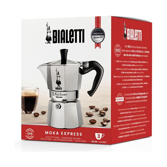 Cafetera Italiana Bialetti 0001162 Plateado Metal Cafetera Italiana Bialetti 0001162 Plateado Metal