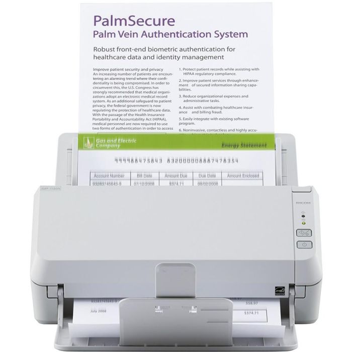 RICOH - FUJITSU Escaner SP-1130N, Escaner de Oficina LED USB 3.2 Gigabit Ethernet con ADF, Duplex, A4, 30 ppm/60 ipm. 2 RICOH - FUJITSU Escaner SP-1130N, Escaner de Oficina LED USB 3.2 Gigabit Ethernet con ADF, Duplex, A4, 30 ppm/60 ipm. 2