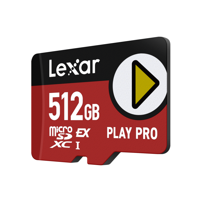 Lexar LMSXPS0512G-BNNNG PLAY PRO microSDXC 512 GB UHS-I U3 V30 Clase 3 Lectura 900 MB/s Escritura 600 MB/s 1 Lexar LMSXPS0512G-BNNNG PLAY PRO microSDXC 512 GB UHS-I U3 V30 Clase 3 Lectura 900 MB/s Escritura 600 MB/s 1