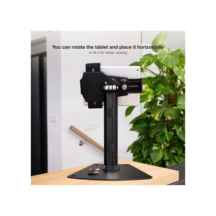 Tooq Soporte Sobremesa Profesional TQTDS0811 Tablet Antirrobo Ajustable para Comercios 7.9-10.5 Pulgadas Aluminio Negro 6 Tooq Soporte Sobremesa Profesional TQTDS0811 Tablet Antirrobo Ajustable para Comercios 7.9-10.5 Pulgadas Aluminio Negro 6
