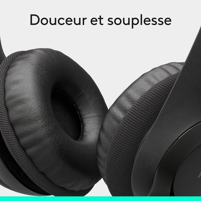 Logitech Auriculares H390 Diadema Acolchada Estéreo Micrófono Ajustable Control Volumen USB Negro 13