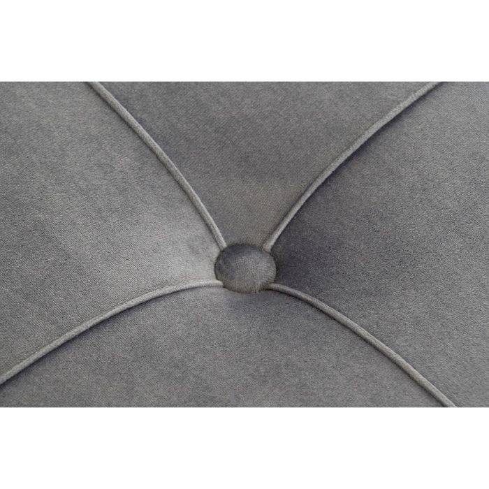 Descalzadora Glam DKD Home Decor Gris Dorado 80 x 47 x 80 cm 1