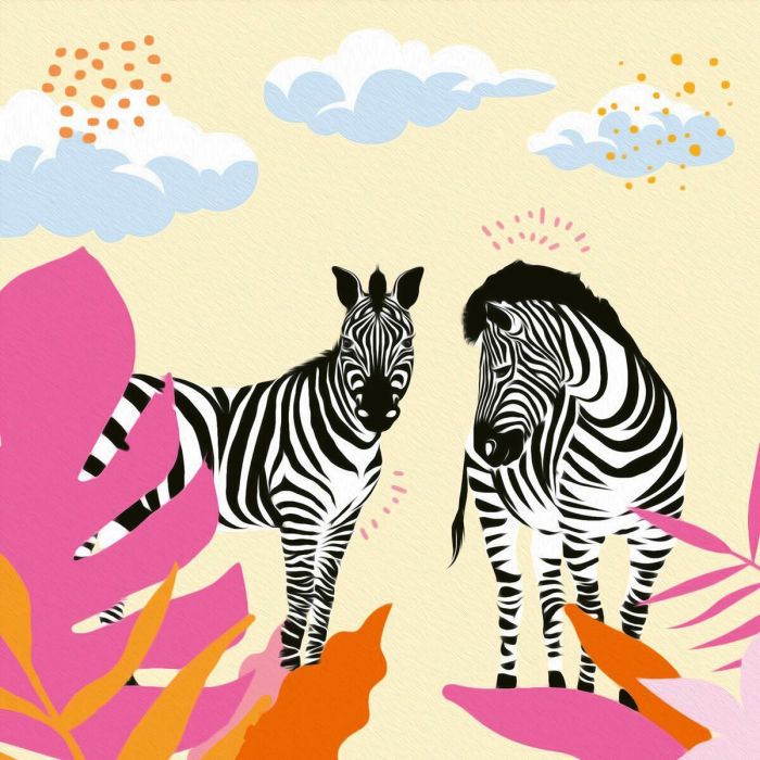 Set de Pintura por Números Ravensburger Zebra 4 Set de Pintura por Números Ravensburger Zebra 4