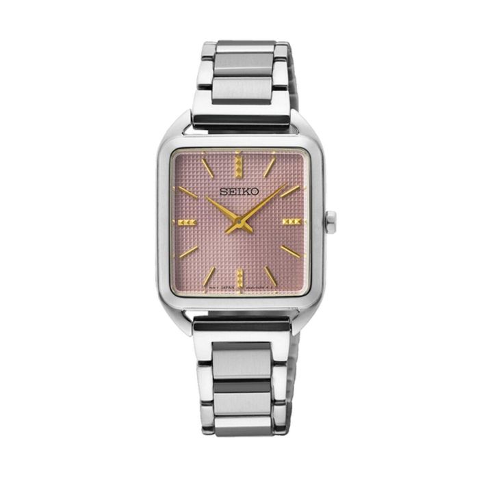 Reloj Hombre Seiko SWR077P1 Rosa Plateado 1