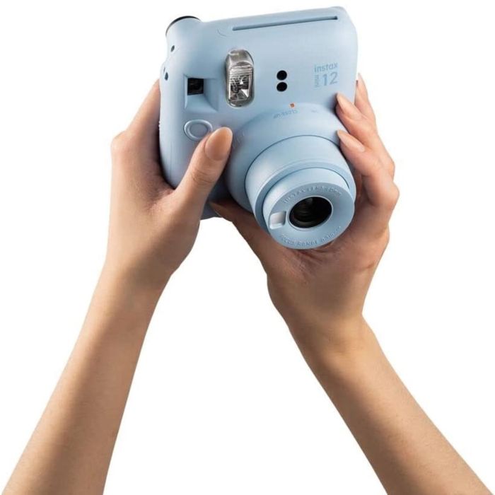 Fujifilm Instax Mini 12 Cámara Instantánea con Flash, Azul Pastel 2
