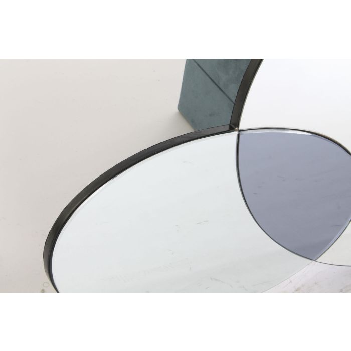 DKD Home Decor Espejo Moderno Negro 134x61 cm de Madera y Cristal con Diseño Círculos 1 DKD Home Decor Espejo Moderno Negro 134x61 cm de Madera y Cristal con Diseño Círculos 1