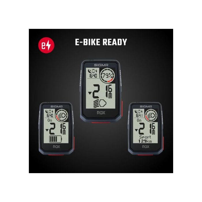 Sigma Sport ROX 2.0 - Ciclocomputador GPS Inalámbrico para Bicicleta con Navegación, Compatible con E-Bikes, Pantalla 2" (5,08 cm), Negro y Blanco - Ref. 01051 4 Sigma Sport ROX 2.0 - Ciclocomputador GPS Inalámbrico para Bicicleta con Navegación, Compatible con E-Bikes, Pantalla 2" (5,08 cm), Negro y Blanco - Ref. 01051 4