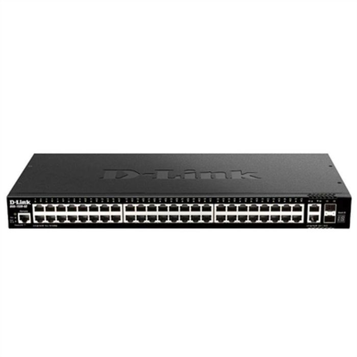 D-Link DGS-1520-52/E Switch gestionado L2+ con capacidades L3 estáticas, 48 puertos 10/100/1000BASE-T, 2x10GBASE-T, 2x10G SFP+ 0 D-Link DGS-1520-52/E Switch gestionado L2+ con capacidades L3 estáticas, 48 puertos 10/100/1000BASE-T, 2x10GBASE-T, 2x10G SFP+ 0