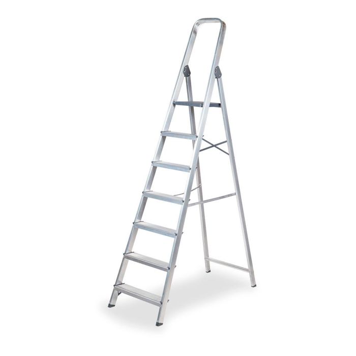 Escalera doméstica aluminio 7 peldaños Escalera doméstica aluminio 7 peldaños
