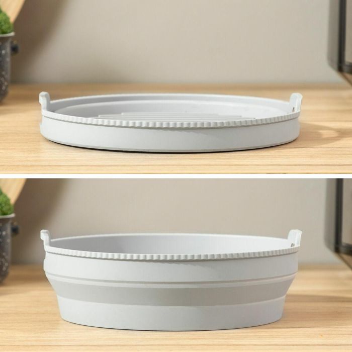 Cesta de Silicona Plegable para Freidora de Aire Fliynner InnovaGoods 6 Cesta de Silicona Plegable para Freidora de Aire Fliynner InnovaGoods 6
