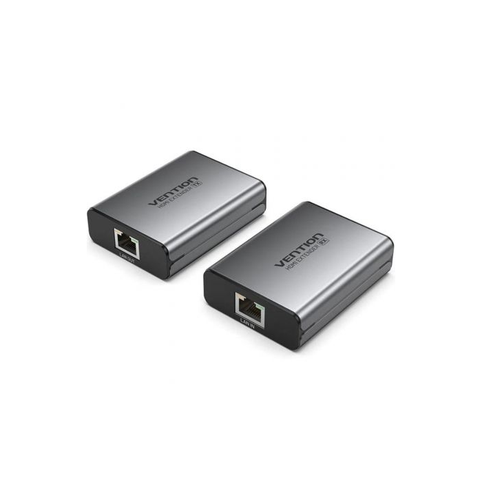 Adaptador/Transmisor de vídeo Alámbrico HDMI/RJ45 a HDMI/RJ45 Vention AKGH0-EU 0 Adaptador/Transmisor de vídeo Alámbrico HDMI/RJ45 a HDMI/RJ45 Vention AKGH0-EU 0