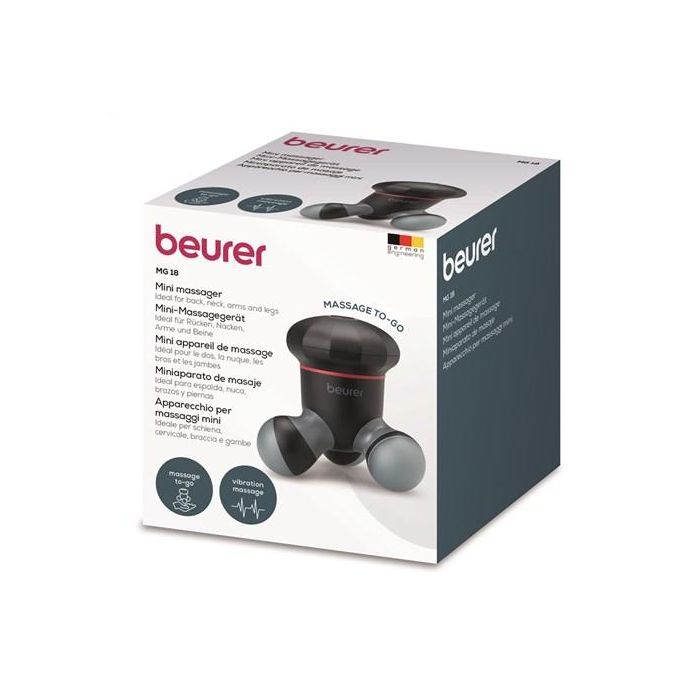 Beurer Miniaparato de Masaje Vibratorio Compacto para Relajación en Casa, Oficina o Viaje 1 Beurer Miniaparato de Masaje Vibratorio Compacto para Relajación en Casa, Oficina o Viaje 1