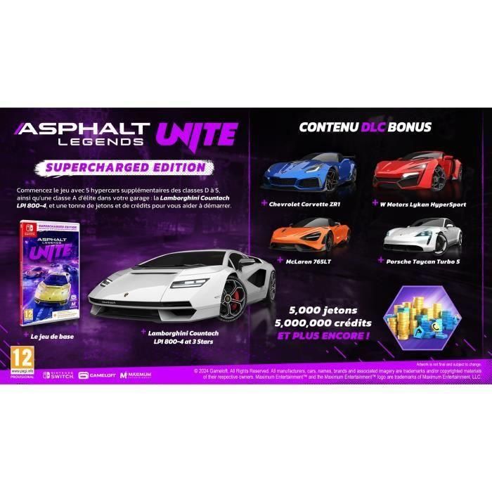 Asphalt Legends Unite - Juego de Nintendo Switch - Edición sobrealimentada 1 Asphalt Legends Unite - Juego de Nintendo Switch - Edición sobrealimentada 1