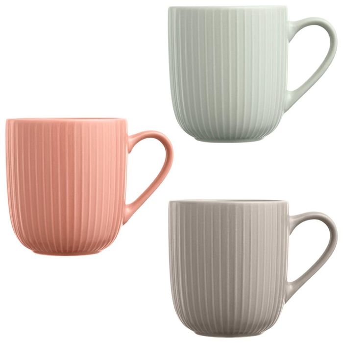 Day Mug 330 Ml Coral, Verde Menta, Gris Silex 2