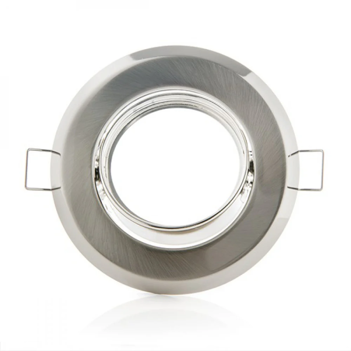 Aro Foco Downlight Circular Basculante Acero 92M 1