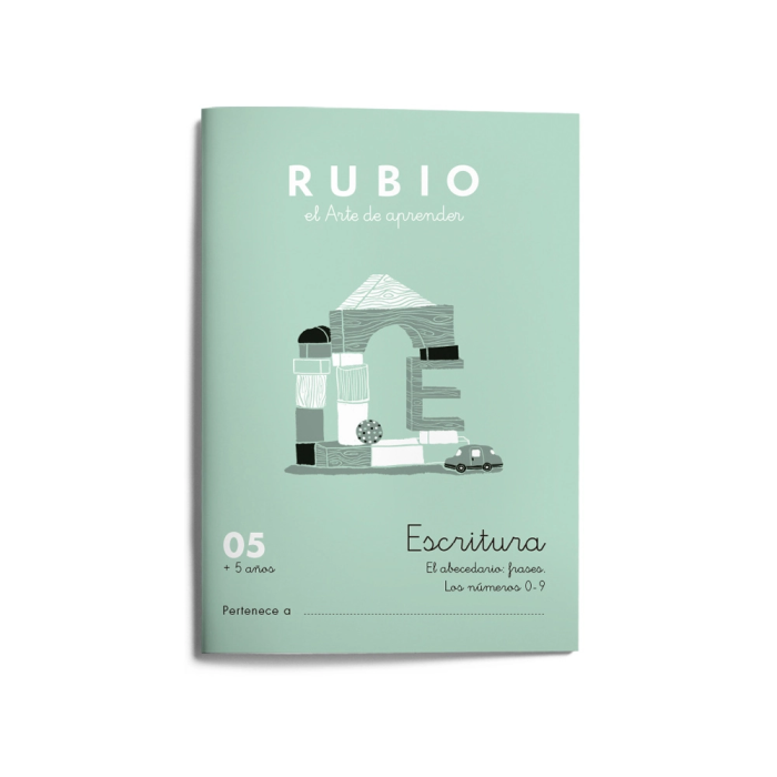 Rubio Cuaderno de Escritura Nº 05 (Set de 10) para Niños a partir de 5 Años, Aprendizaje del Abecedario, Frases y Números con Ejercicios de Repetición (Set de 10) 1 Rubio Cuaderno de Escritura Nº 05 (Set de 10) para Niños a partir de 5 Años, Aprendizaje del Abecedario, Frases y Números con Ejercicios de Repetición (Set de 10) 1