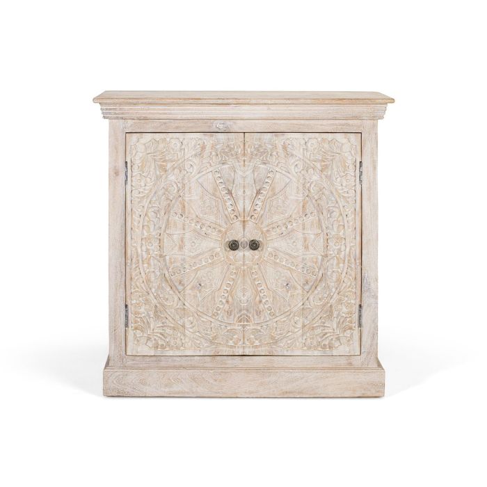 Giner y Colomer Aparador Manual de Madera de Mango con 2 Puertas y Acabado Arena 0 Giner y Colomer Aparador Manual de Madera de Mango con 2 Puertas y Acabado Arena 0