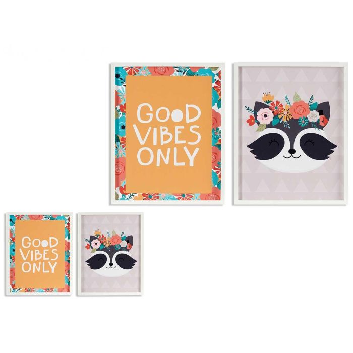 Cuadro Infantil Good Vibes 40X50Cm Surtidos Giftdecor (2 Unidades) Cuadro Infantil Good Vibes 40X50Cm Surtidos Giftdecor (2 Unidades)